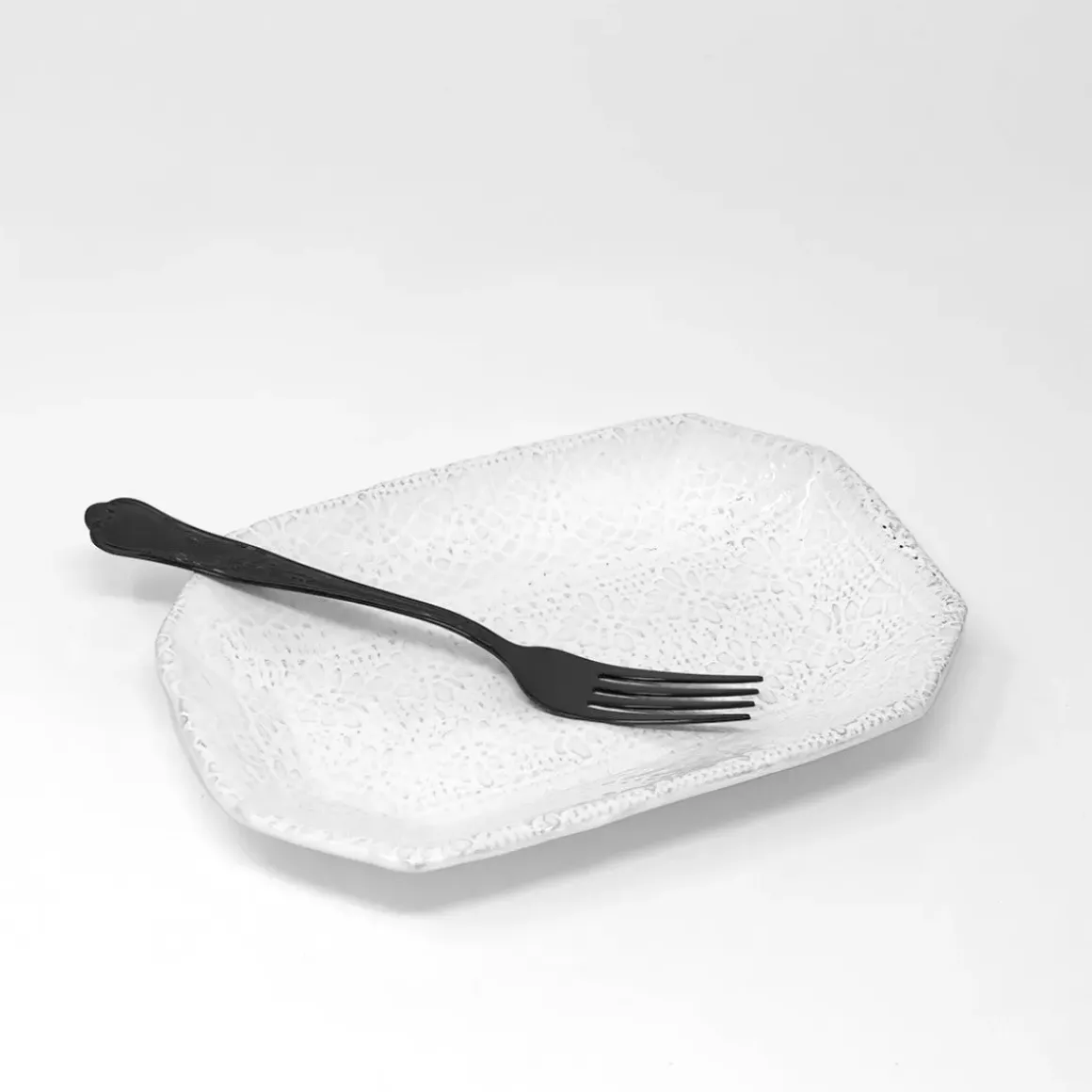 Assiette Rectangulaire Dentelle