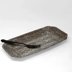 Plat En Terre Brute Dentelle