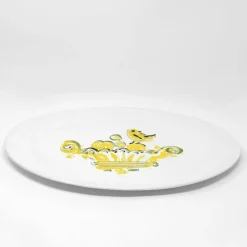 Plat Ovale Oiseau Roi