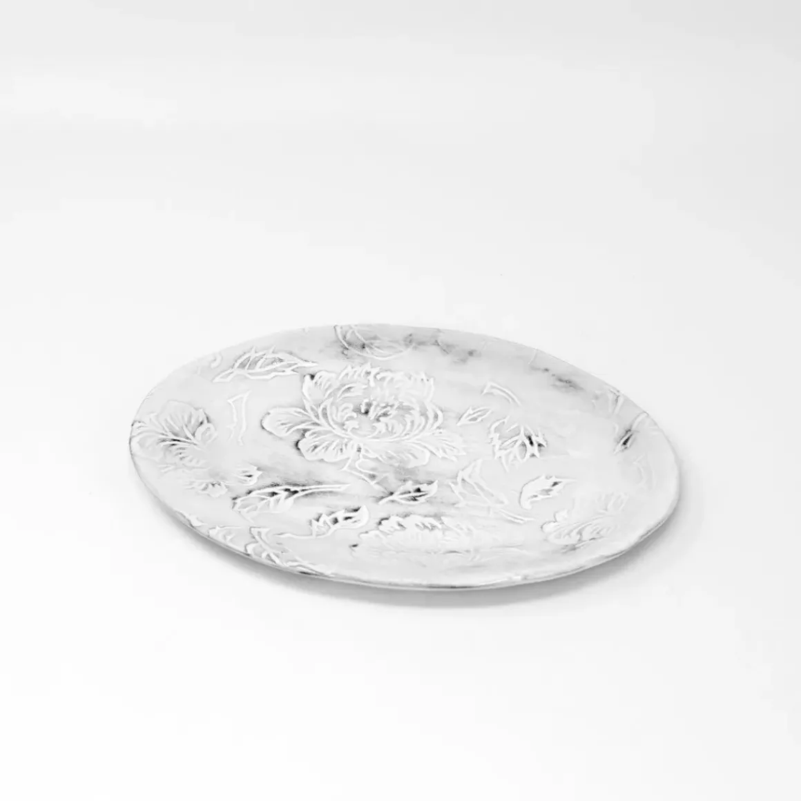 Plat Ovale Pivoine